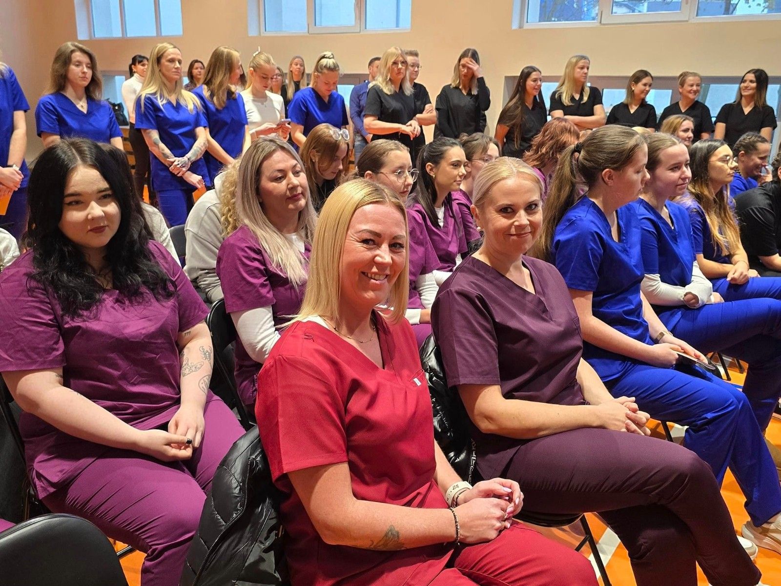 Widok nowych uczniów Medyka