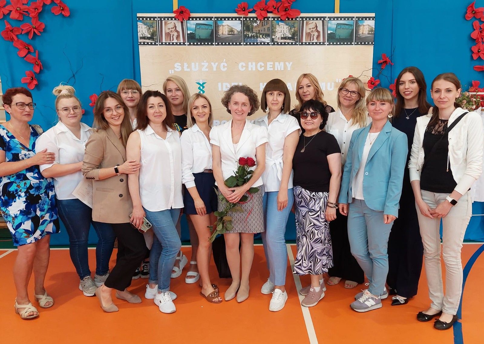 Wspólne zdjęcie uczniów.