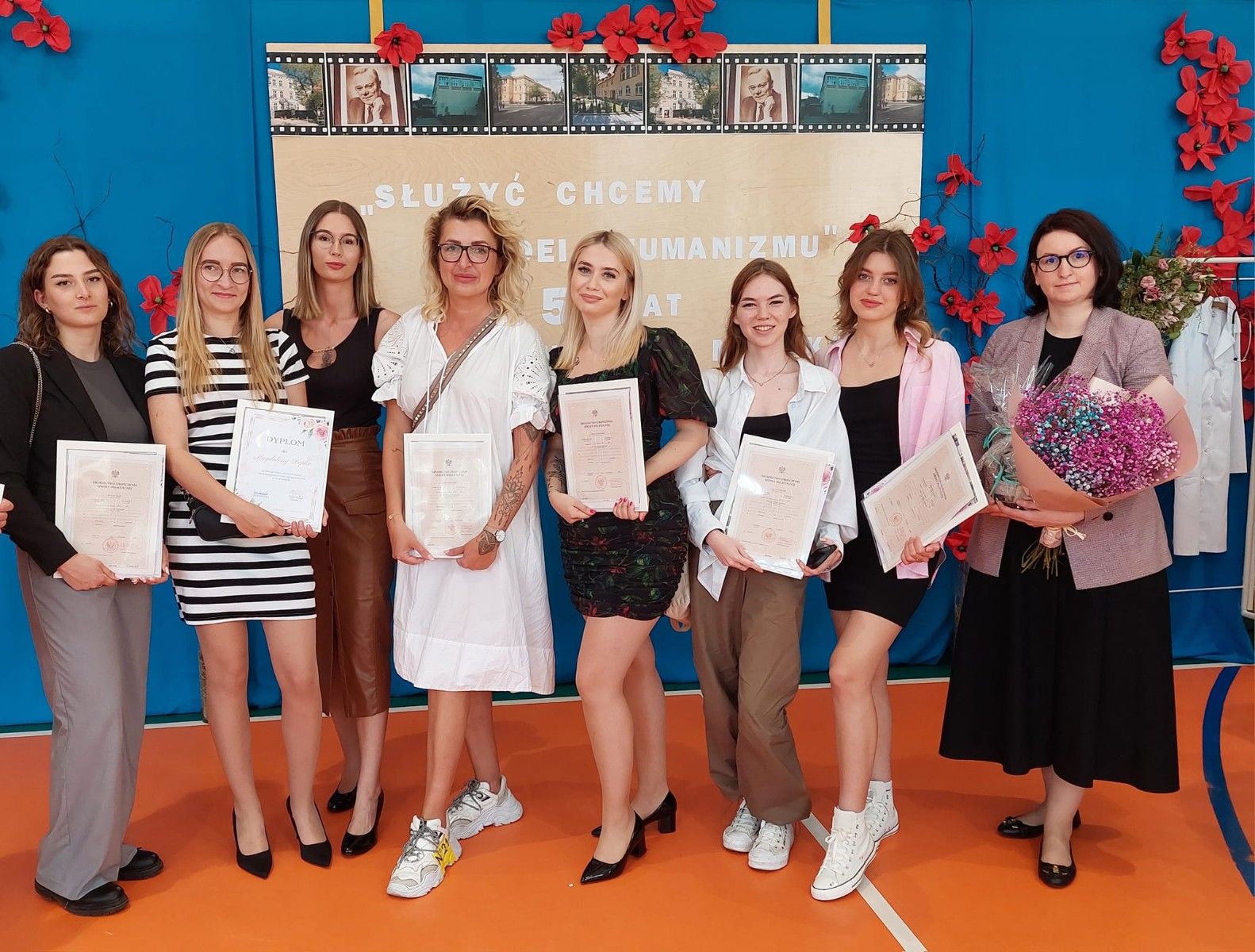 Wspólne zdjęcie uczniów.