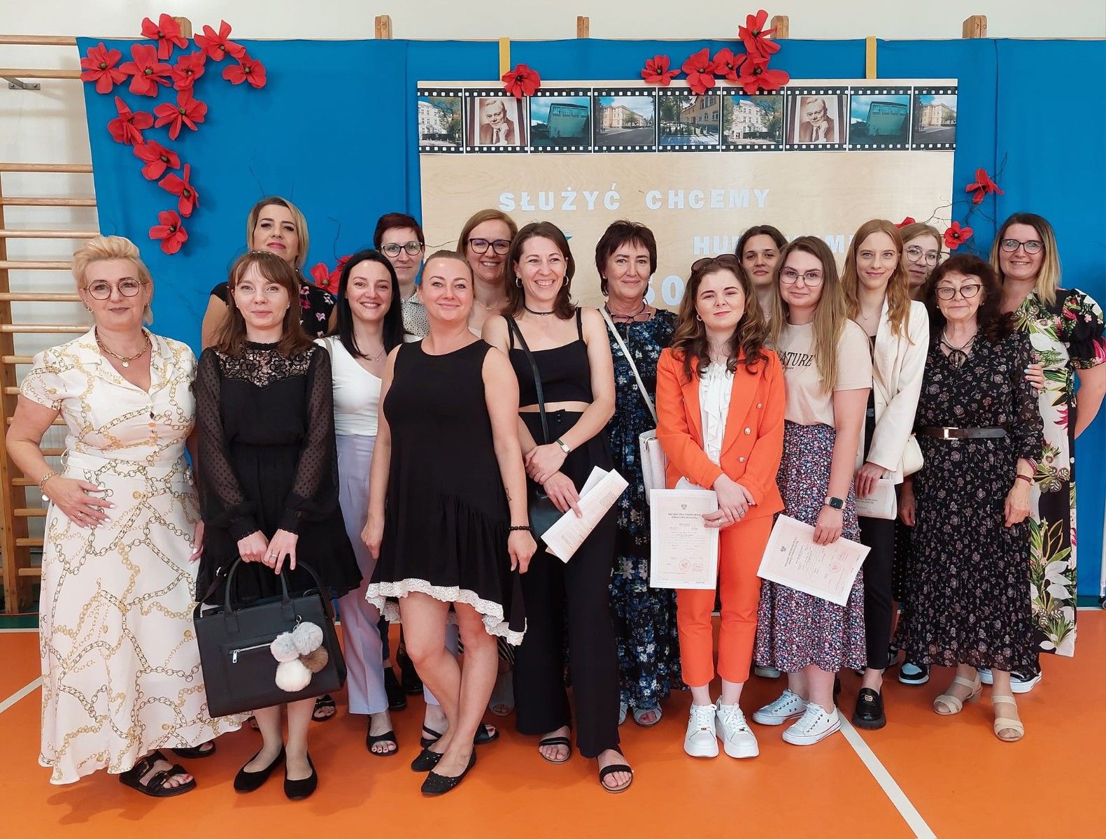 Wspólne zdjęcie uczniów.