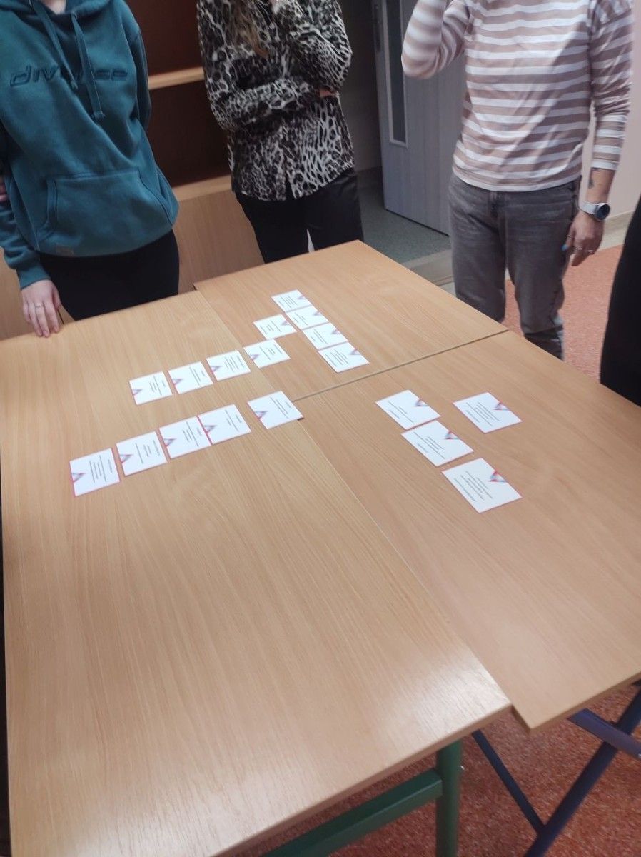 Widok na prace wykonane podczas projektu.